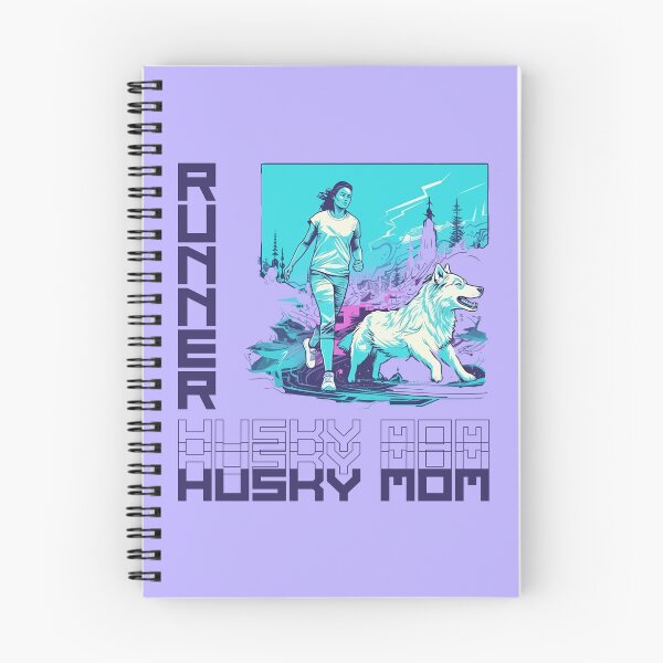 Item preview, Husky Running Partner - A Motivating Design for Active Dog Moms designed and sold by brindled.