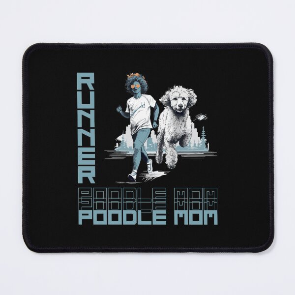 Item preview, Poodle Running Partner - A Motivating Design for Active Dog Moms designed and sold by brindled.