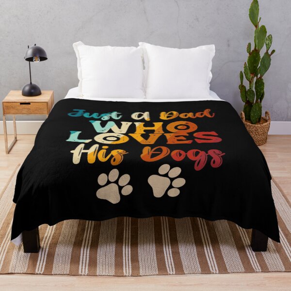Item preview, Just A Dad Who Loves His Dogs designed and sold by HappyTrippy.