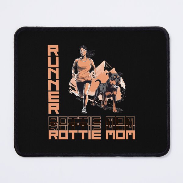Item preview, Rottweiler Running Partner - A Motivating Design for Active Dog Moms designed and sold by brindled.