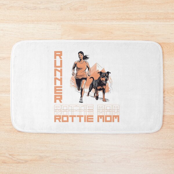 Item preview, Rottweiler Running Partner - A Motivating Design for Active Dog Moms designed and sold by brindled.