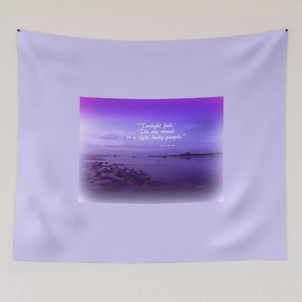 Item preview, Dusk on TOPSHAM Estuary designed and sold by Charmiene Maxwell-Batten.
