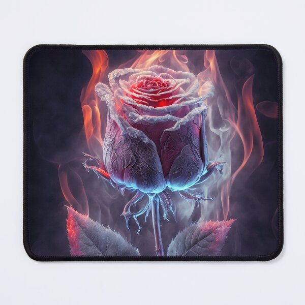 Item preview, Rose on Fire and Ice designed and sold by Art by Lilia.