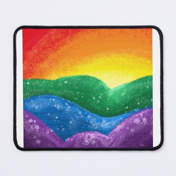 Item preview, Rainbow Hills (sunset) designed and sold by Robin-Ruby.