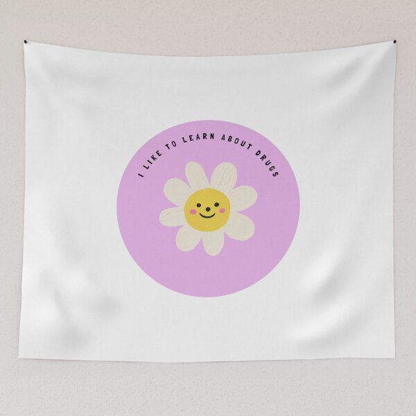 Item preview, I like to learn about drugs flower designed and sold by Kay Collective.