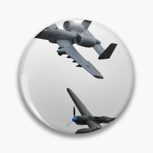 Item preview, P-38 Lightning and A-10 Warthog in Formation - Warbird Aircraft Photography designed and sold by Amy McDaniel.