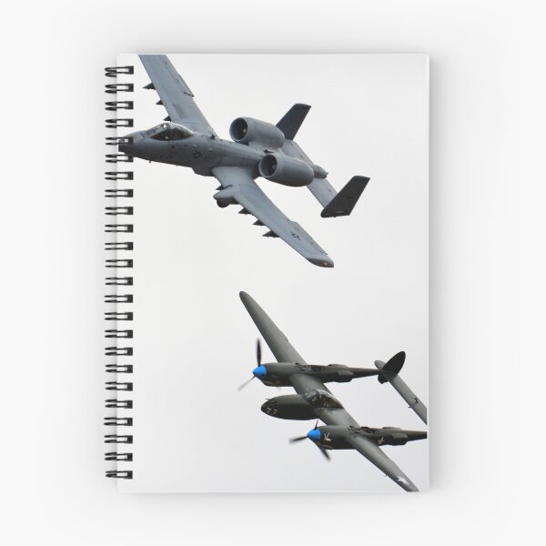 Item preview, P-38 Lightning and A-10 Warthog in Formation - Warbird Aircraft Photography designed and sold by Amy McDaniel.