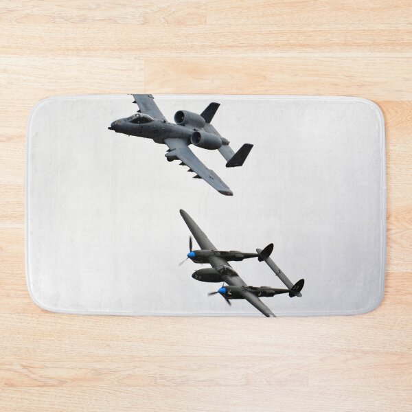 Item preview, P-38 Lightning and A-10 Warthog in Formation - Warbird Aircraft Photography designed and sold by Amy McDaniel.