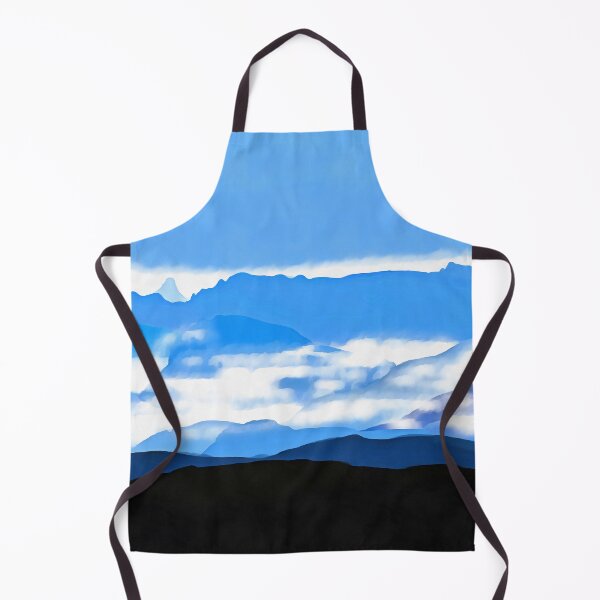 Item preview, Sky Moon Mountain Range Painting designed and sold by Austin H. Kapfumvuti.