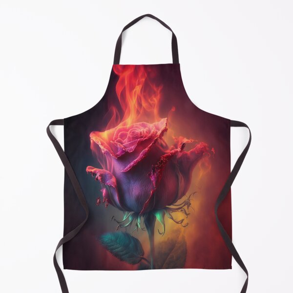 Item preview, Red Rose on Fire and Ice designed and sold by Art by Lilia.