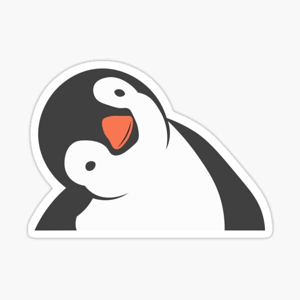 Item preview, Happy Little Cute Penguin Greeting designed and sold by ABCDeep.
