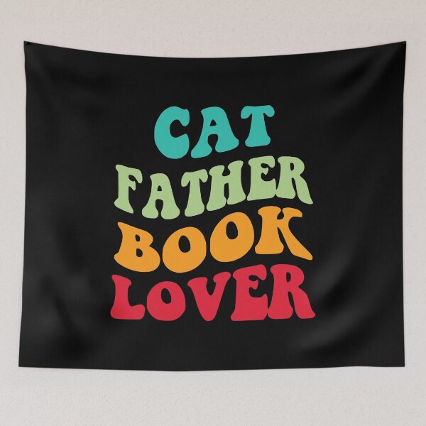 Item preview, Cat Father Book Lover III designed and sold by Lemon Pepper.