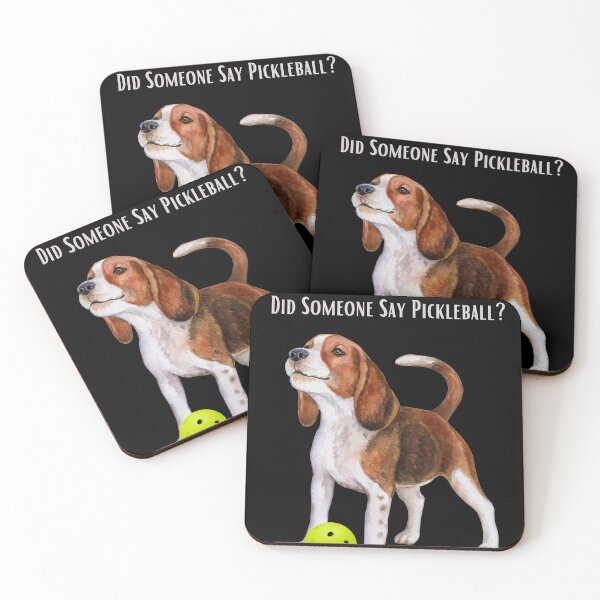 Item preview, Beagle Wants to Play Pickleball designed and sold by A-K-Designs.