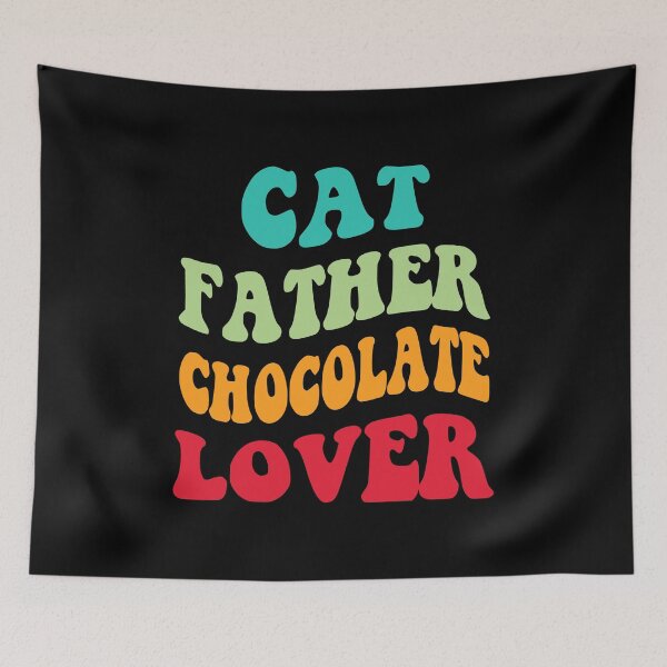 Item preview, Cat Father Chocolate Lover III designed and sold by Lemon Pepper.