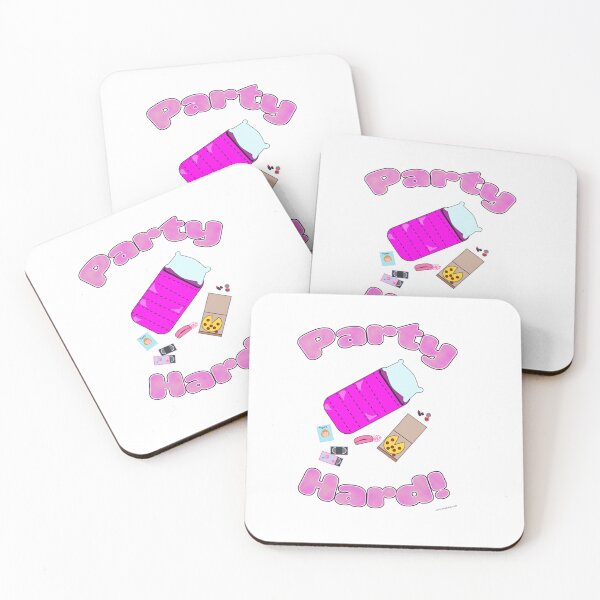 Item preview, Slumber Party Hard Funny Slogan Cartoon Fun designed and sold by mytshirtfort.