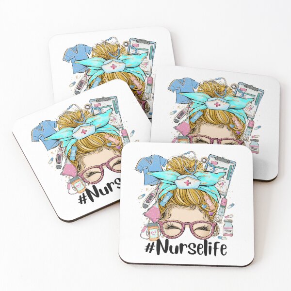 Artikelvorschau, #NURSELIFE, Krankenschwester Messy Bun, RN, ER Krankenschwester, OP Krankenschwester, Kinderkrankenschwester, Onkologie Krankenschwester entworfen und verkauft von Luckydog23.
