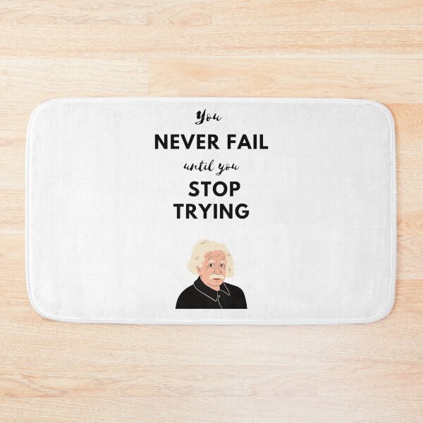 Item preview, You never fail until you stop trying designed and sold by ShpzzArt.