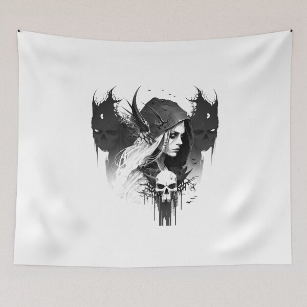 Item preview, Nordic Mythology black and white vikings high quality designed and sold by Tomioka-Art.