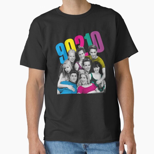 Item preview, Beverly Hills, 90210 Retro Neon Rainbow Color Group Shot designed and sold by FifthSun.