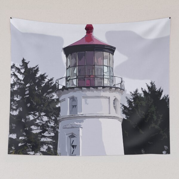 Item preview, Abstract Cape Meares Lighthouse designed and sold by KirtTisdale.