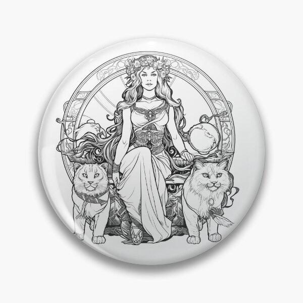 Item preview, Nordic Mythology black and white vikings high quality designed and sold by Tomioka-Art.