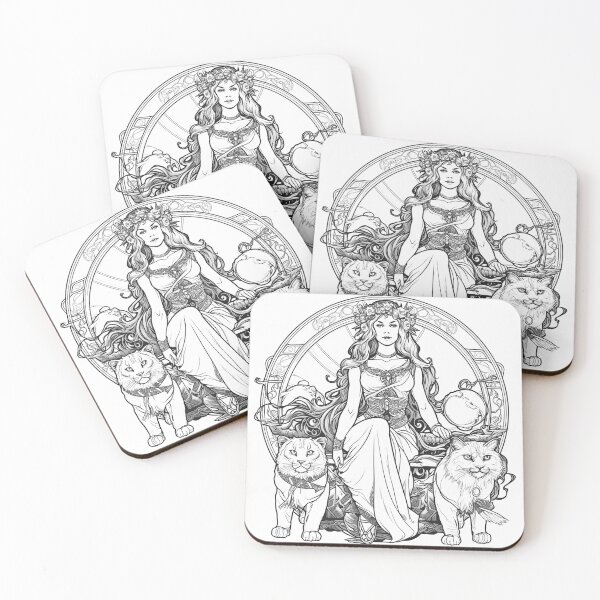Item preview, Nordic Mythology black and white vikings high quality designed and sold by Tomioka-Art.
