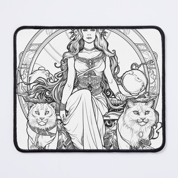 Item preview, Nordic Mythology black and white vikings high quality designed and sold by Tomioka-Art.