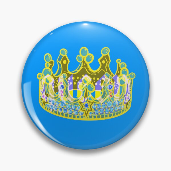 Item preview, QUEENS CROWN LIGHT BLUE  designed and sold by GIVENGRACE.ART.