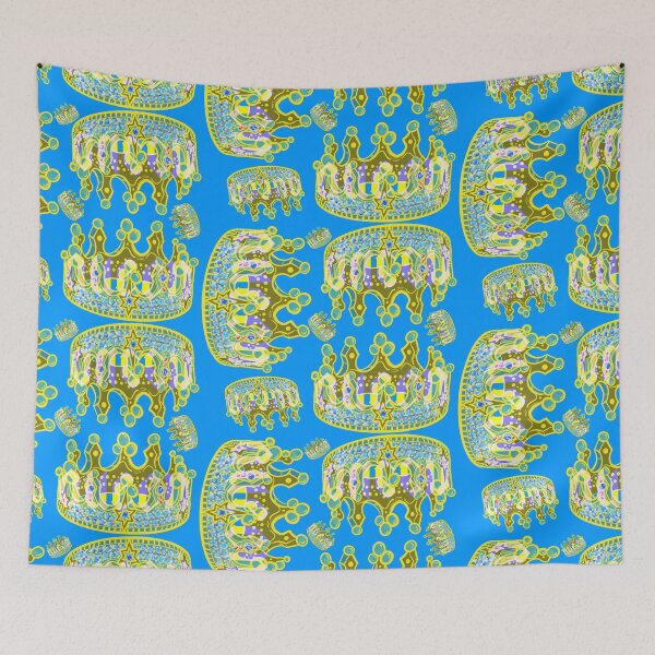 Item preview, QUEENS CROWN LIGHT BLUE  designed and sold by GIVENGRACE.ART.
