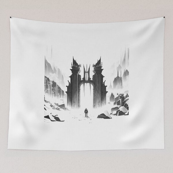 Item preview, Nordic Mythology black and white vikings high quality designed and sold by Tomioka-Art.