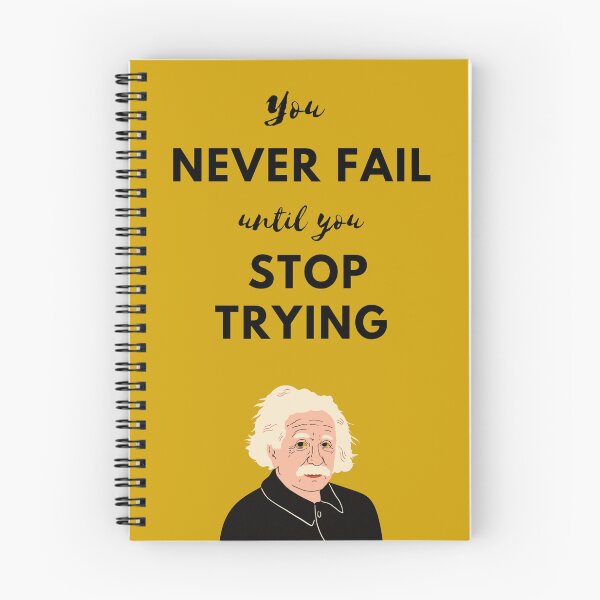 Item preview, You never fail until you stop trying designed and sold by ShpzzArt.