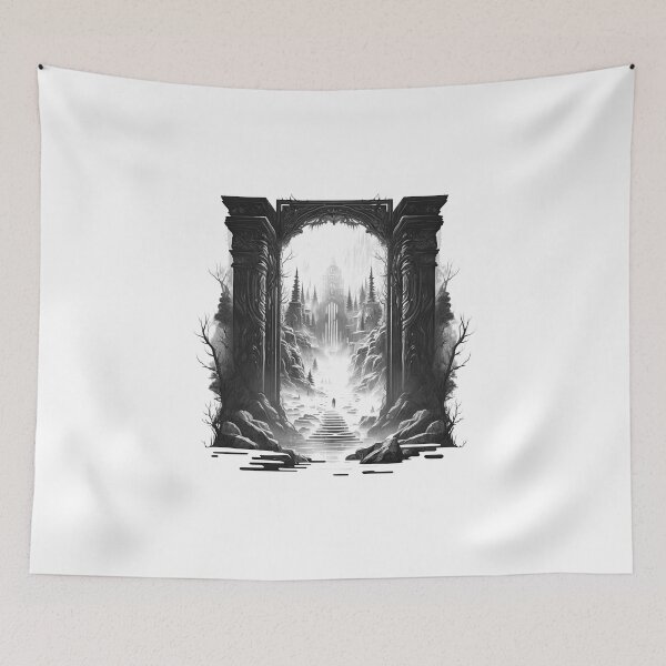 Item preview, Nordic Mythology black and white vikings high quality designed and sold by Tomioka-Art.