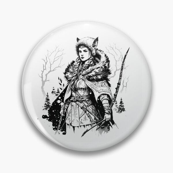 Item preview, Nordic Mythology black and white vikings high quality designed and sold by Tomioka-Art.