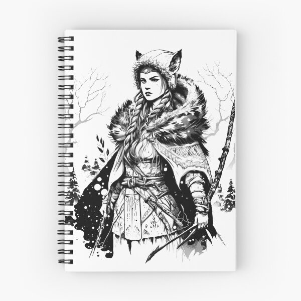 Item preview, Nordic Mythology black and white vikings high quality designed and sold by Tomioka-Art.