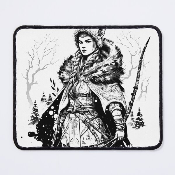 Item preview, Nordic Mythology black and white vikings high quality designed and sold by Tomioka-Art.