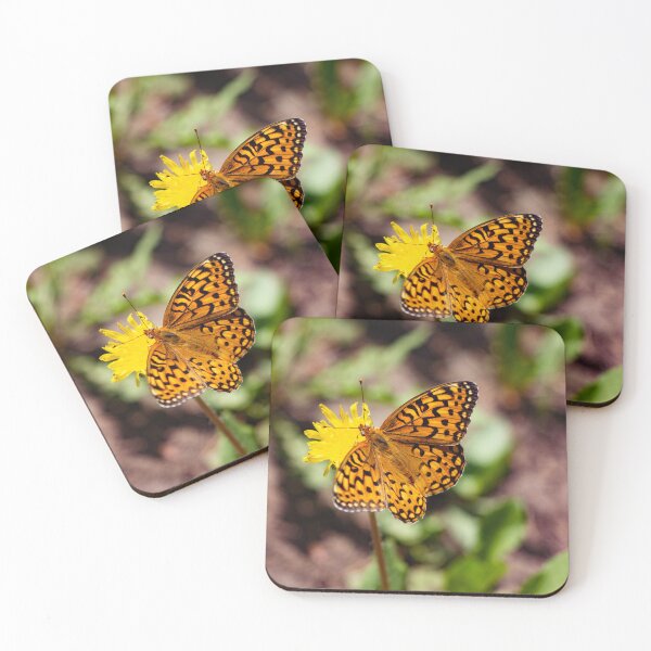Item preview, Butterfly resting on a flower designed and sold by Shizenkai.