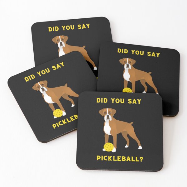 Item preview, Boxer Dog Wants to Play Pickleball designed and sold by A-K-Designs.