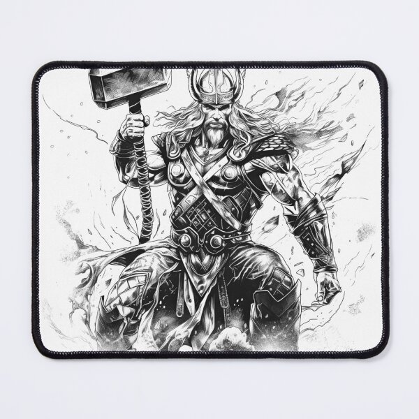 Item preview, Nordic Mythology black and white vikings high quality designed and sold by Tomioka-Art.