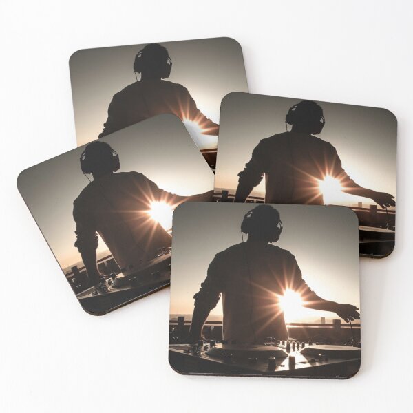 Item preview, Silhouette of a DJ at Sunset designed and sold by Vonsmirkle.