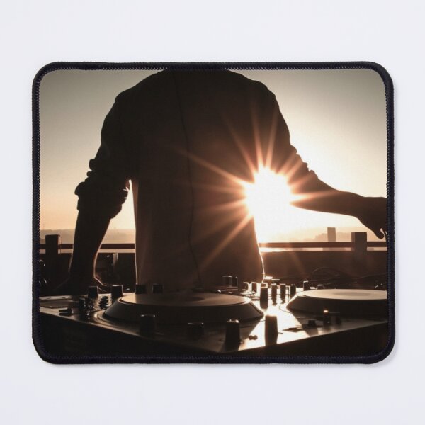 Item preview, Silhouette of a DJ at Sunset designed and sold by Vonsmirkle.