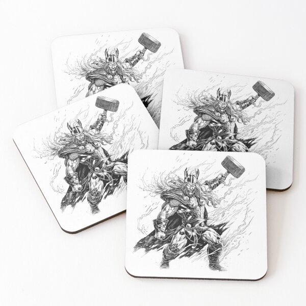 Item preview, Nordic Mythology black and white vikings high quality designed and sold by Tomioka-Art.