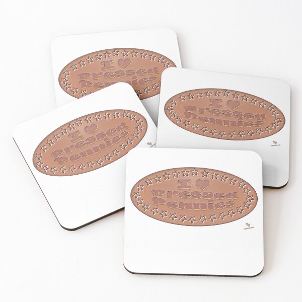Item preview, I Love Pressed Pennies Fun Hobby Logo designed and sold by mytshirtfort.