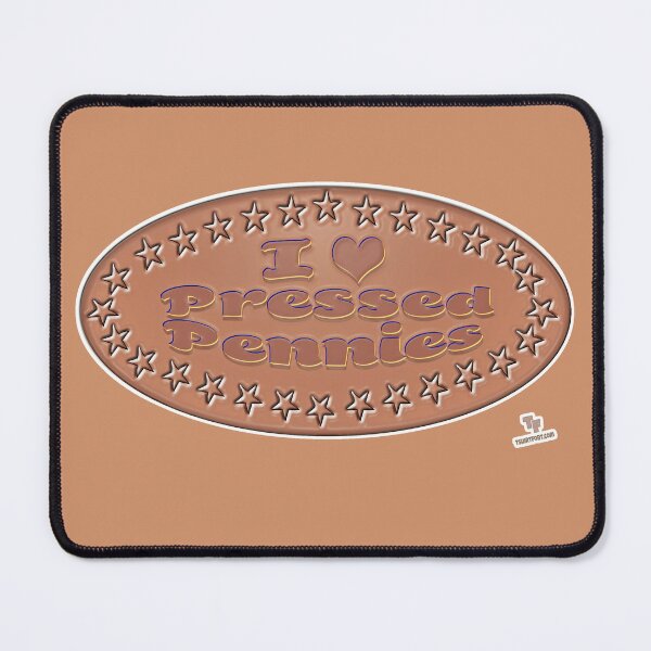 Item preview, I Love Pressed Pennies Fun Hobby Logo designed and sold by mytshirtfort.
