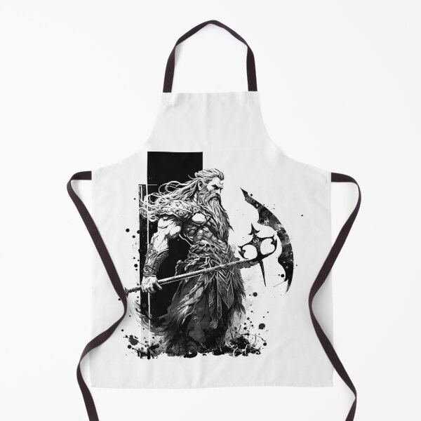 Item preview, Nordic Mythology black and white vikings high quality designed and sold by Tomioka-Art.