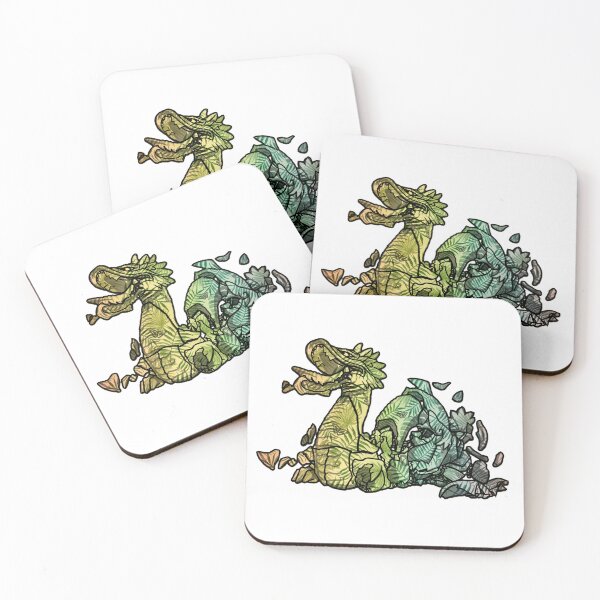 Item preview, Smashed Dragon designed and sold by FreyStrandDraws.