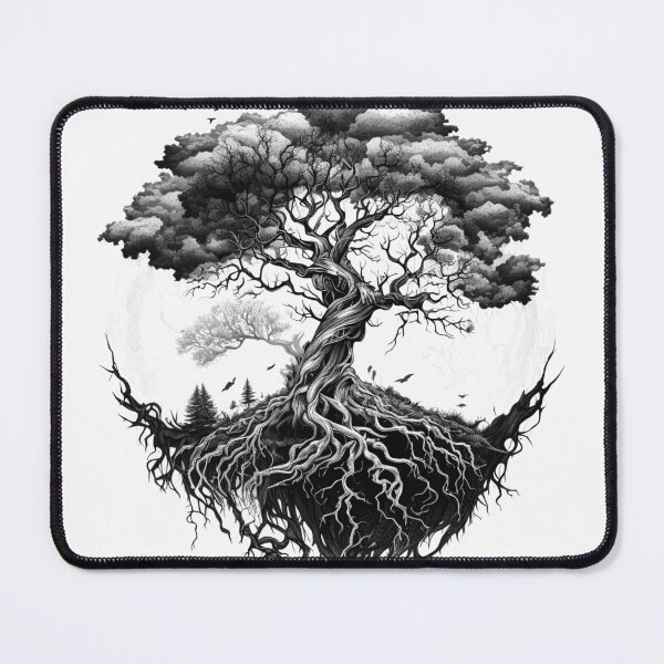 Item preview, Nordic Mythology black and white vikings high quality designed and sold by Tomioka-Art.