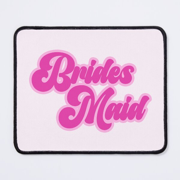 Item preview, Bubble Gum Pink Retro Bridesmaid Wedding Bridal Party designed and sold by PreciouslyMade8.