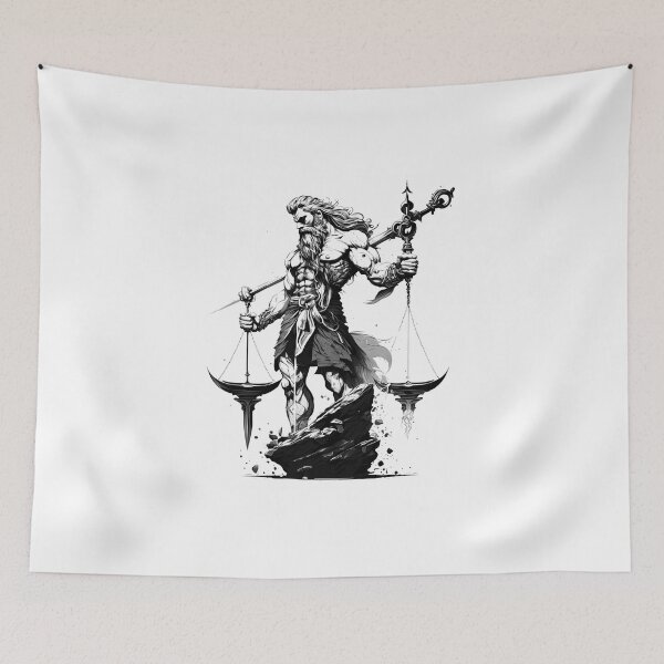 Item preview, Nordic Mythology black and white vikings high quality designed and sold by Tomioka-Art.