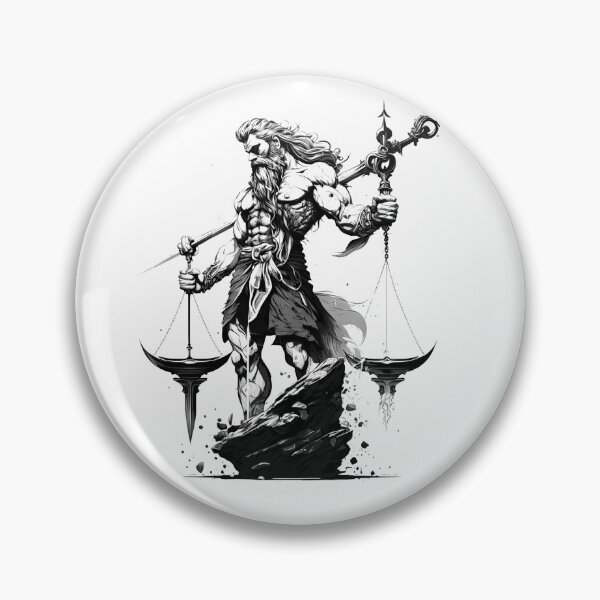 Item preview, Nordic Mythology black and white vikings high quality designed and sold by Tomioka-Art.