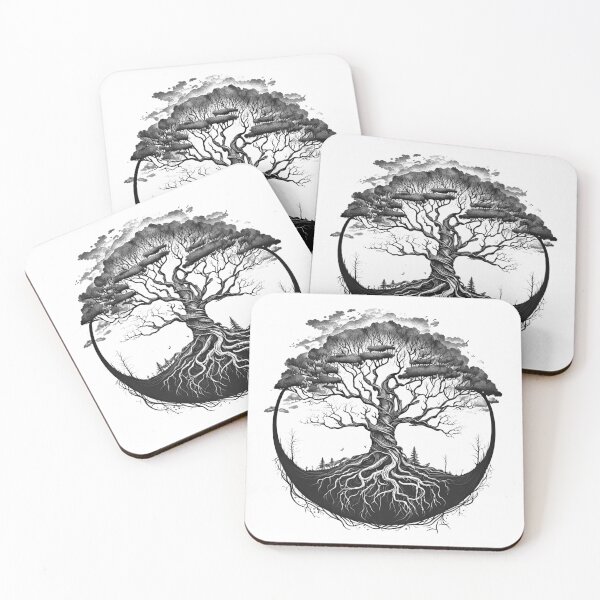 Item preview, Nordic Mythology black and white vikings high quality designed and sold by Tomioka-Art.